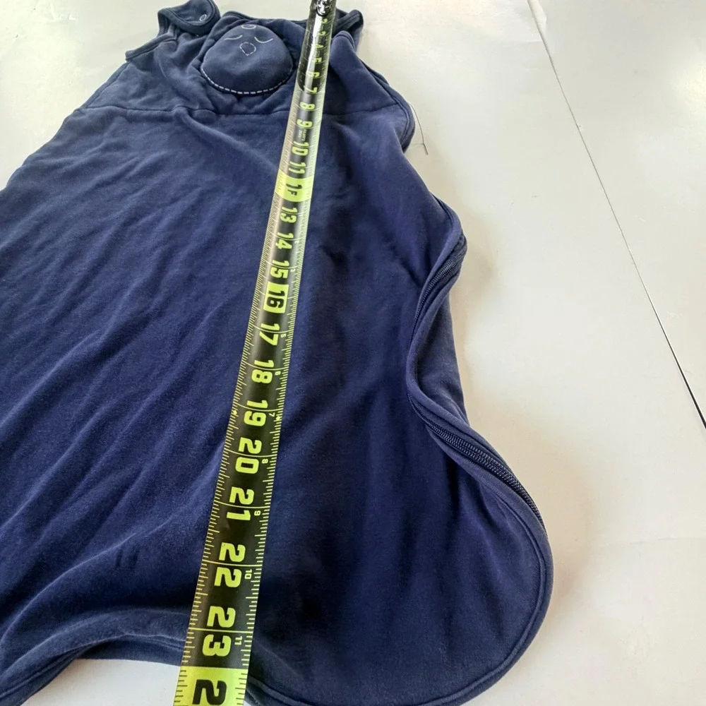 Nested Bean Zen Sack Sleep Sack Kids 3-6M Navy Blue Weighted‎ Swaddle Gentle